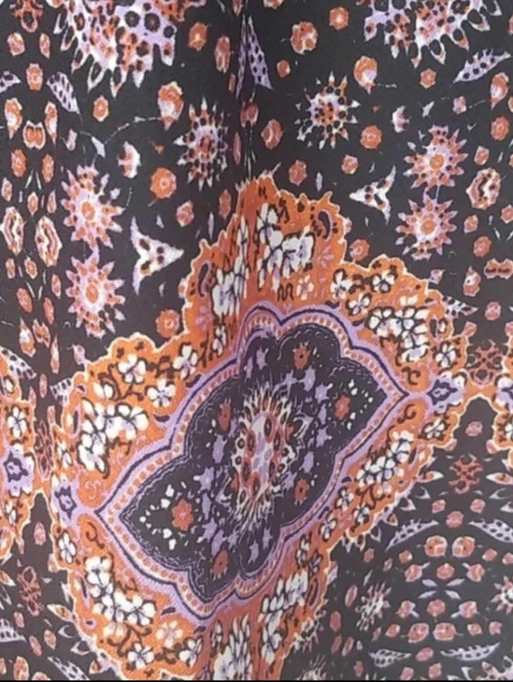 Zoe & Rose Band of Gypsies Girls Romper Size XL Bohemian Boho Multicolor Purple - Picture 6 of 7